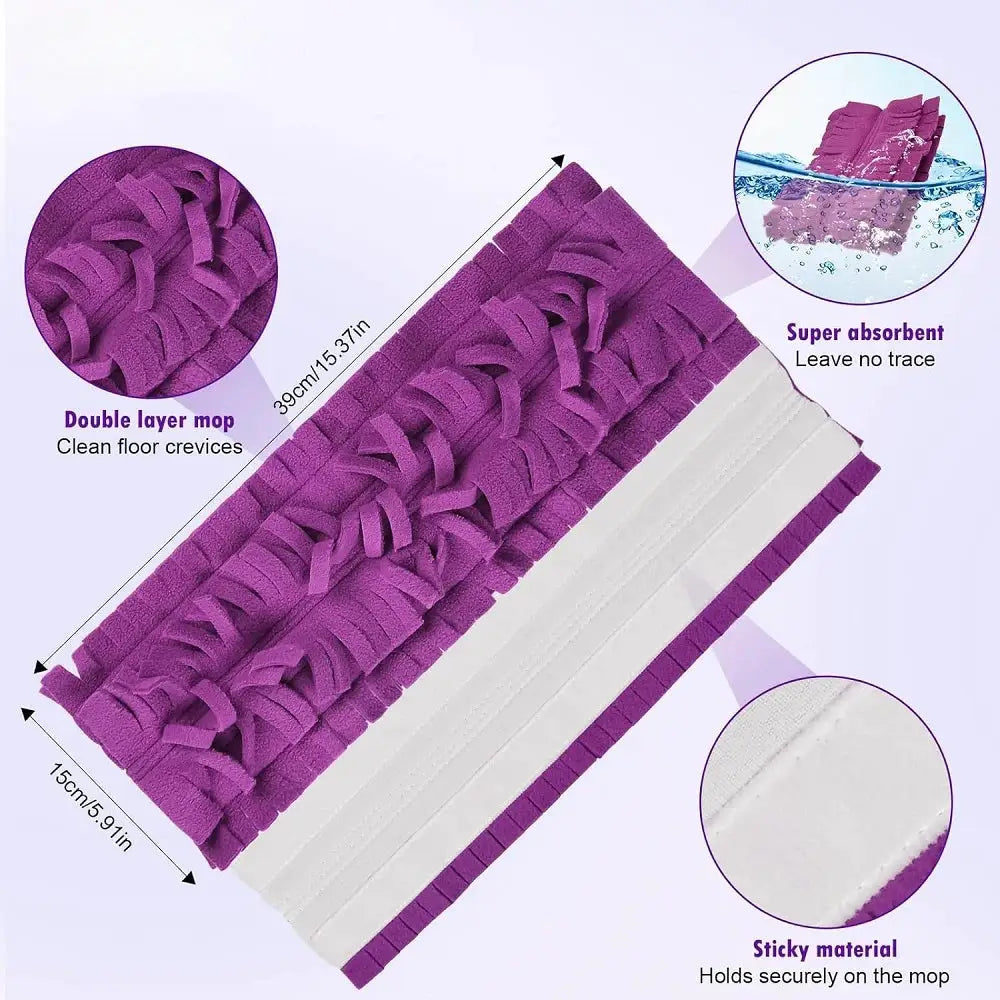 Mop Refill Pads for Swiffer PowerMop Mop and Swiffer PowerMop Wood Mop Washable Reusable Microfiber Spray Cleaning Pads from PriceLows™
