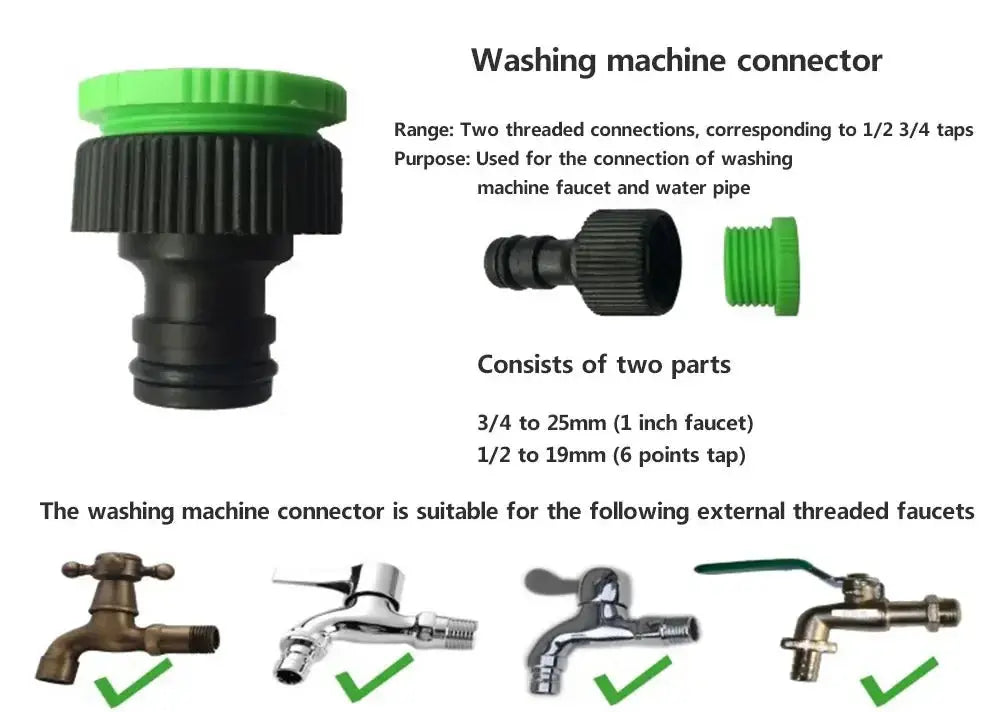 Expandable Magic Flexible Garden Hose To Watering With Spray Gun Garden Car Water Pipe Hoses Watering 25-200FT from PriceLows™