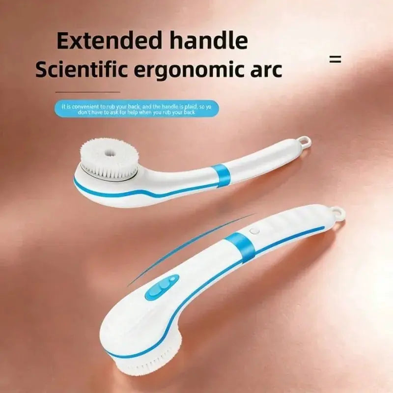 Electric Shower Body Brush | Long Handle | Soft Bristles | One Size