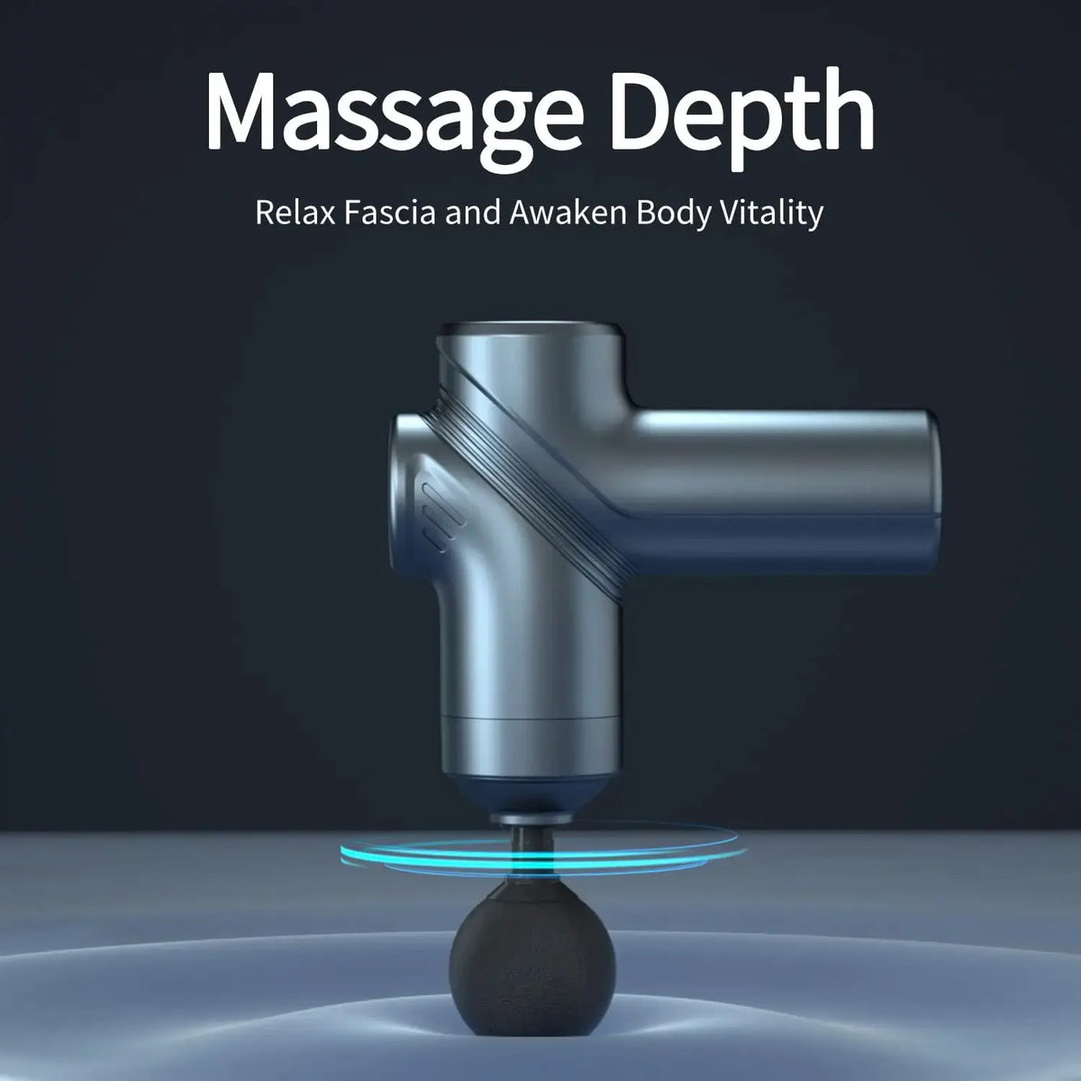 Mini Massage Gun | Brushless Motor | 4 Interchangeable Heads