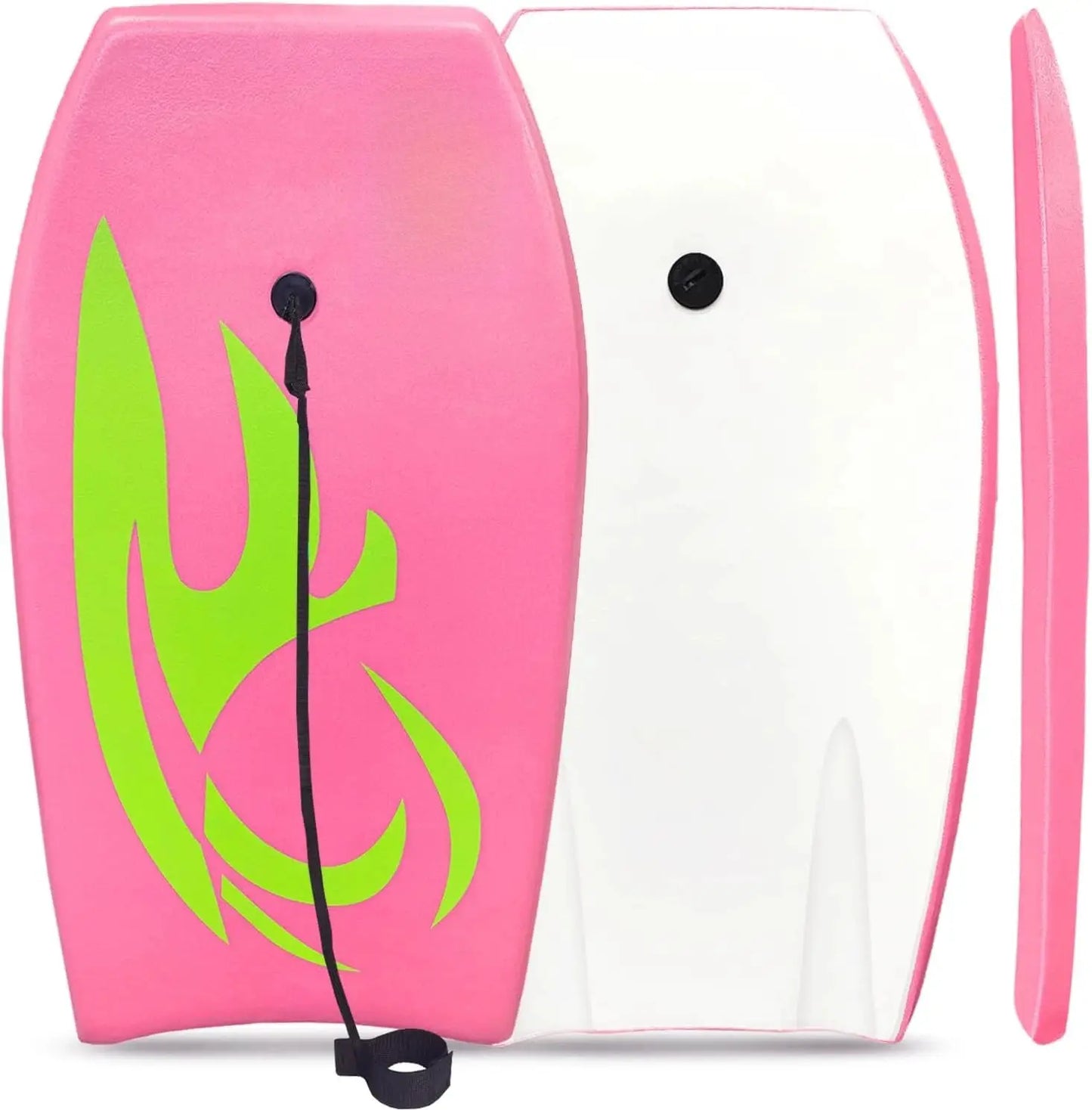 Body Board | EPS Core Lightweight | Anti Slip Surface Wrist Leash | Adults Teens Kids