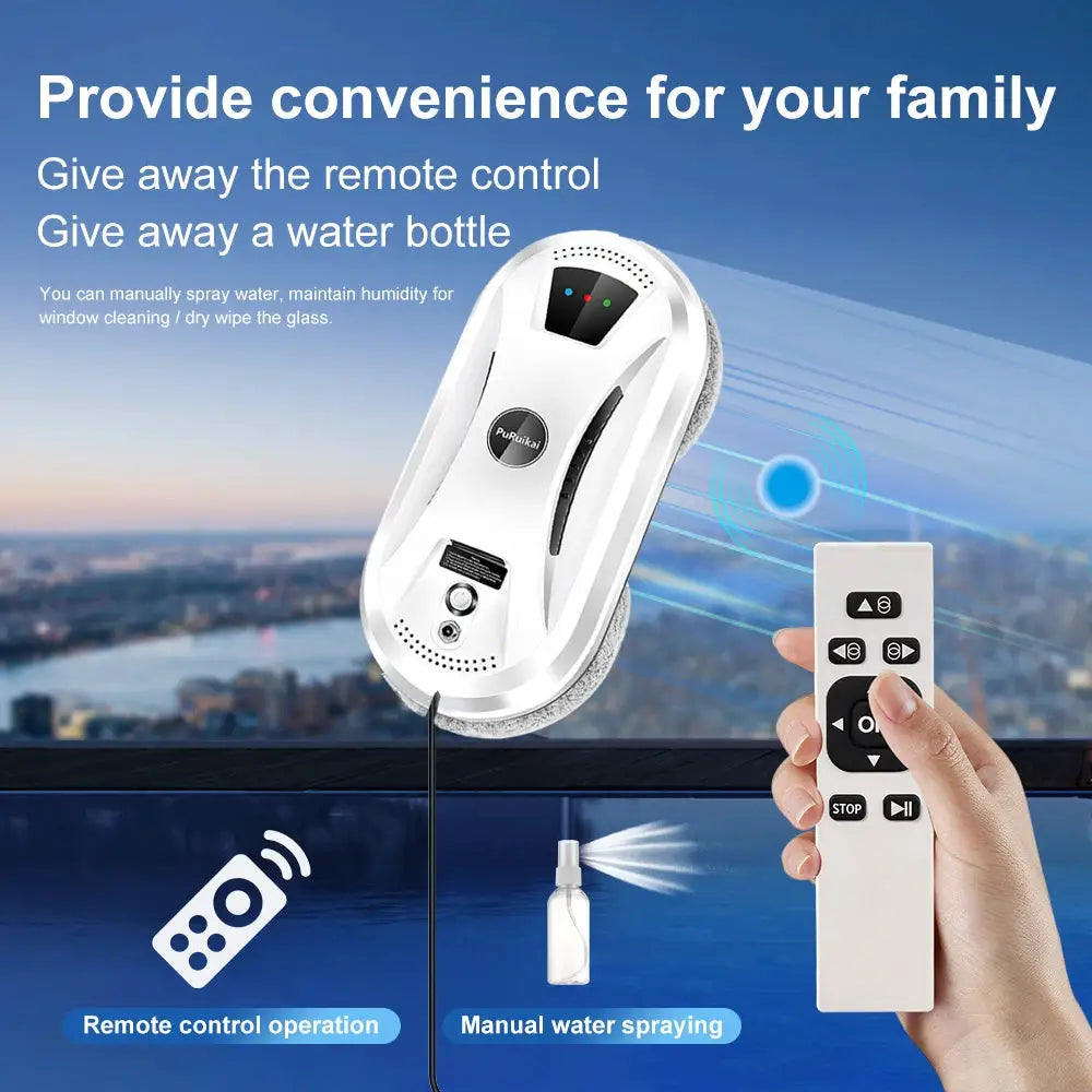 Window Cleaning Robot | Ultra Thin | Remote Control | 100-240V