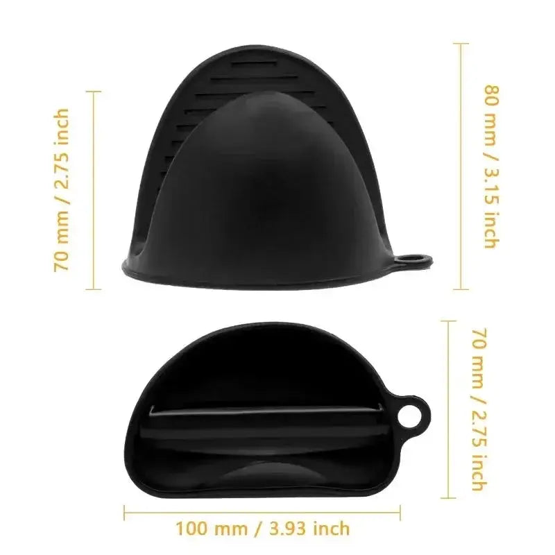 Silicone Oven Mitts | Heat Resistant | Non Slip Grip | 2 Pack