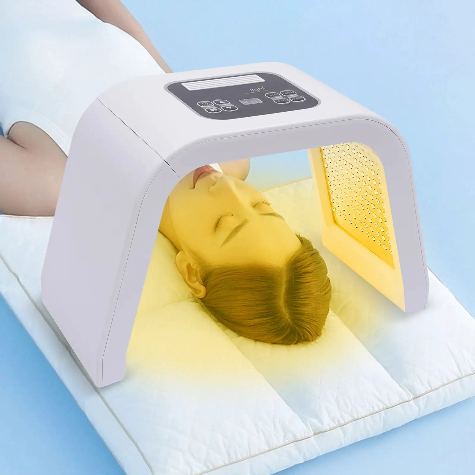 7 Color LED Light Therapy for Face, 7 in 1 Beauty Equipment for Skin Care at Home LED Mask Professional for SPA, AC100V-240V from PriceLows™