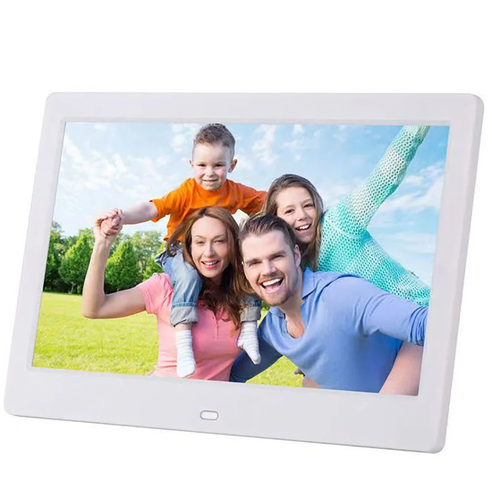 Digital Photo Frame | 14 Inch Display 1366x768 | USB SD Supported | White Black