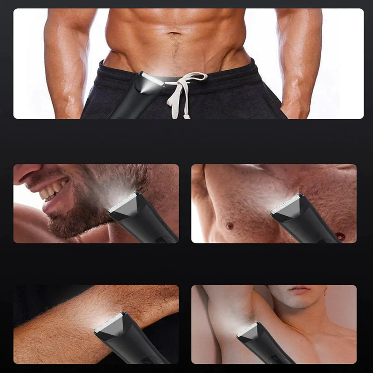 Men's Body Hair Trimmer | Wet and Dry | Fast Charging | Adjustable Length