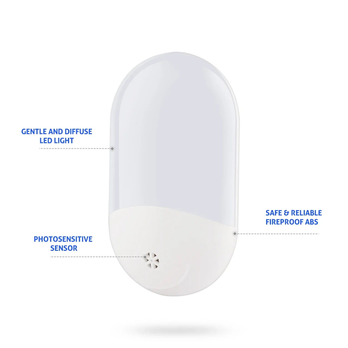 LED Sensor Light | EU Plug | Dusk To Dawn | Warm White Night Light