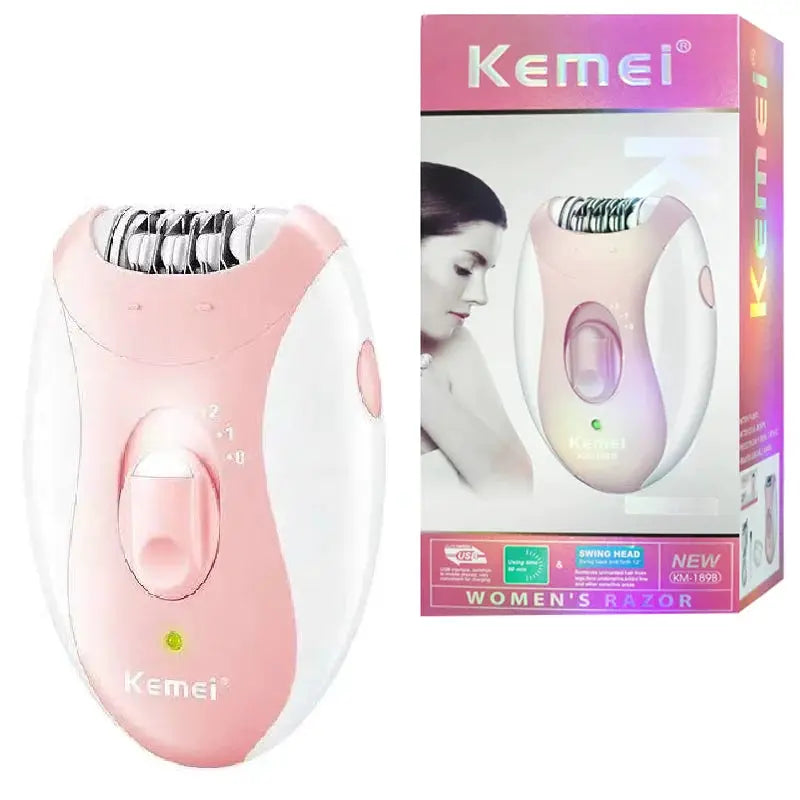 Kemei Rotary Epilator | 60 Min Battery Life | Wet Dry Use | Rechargeable