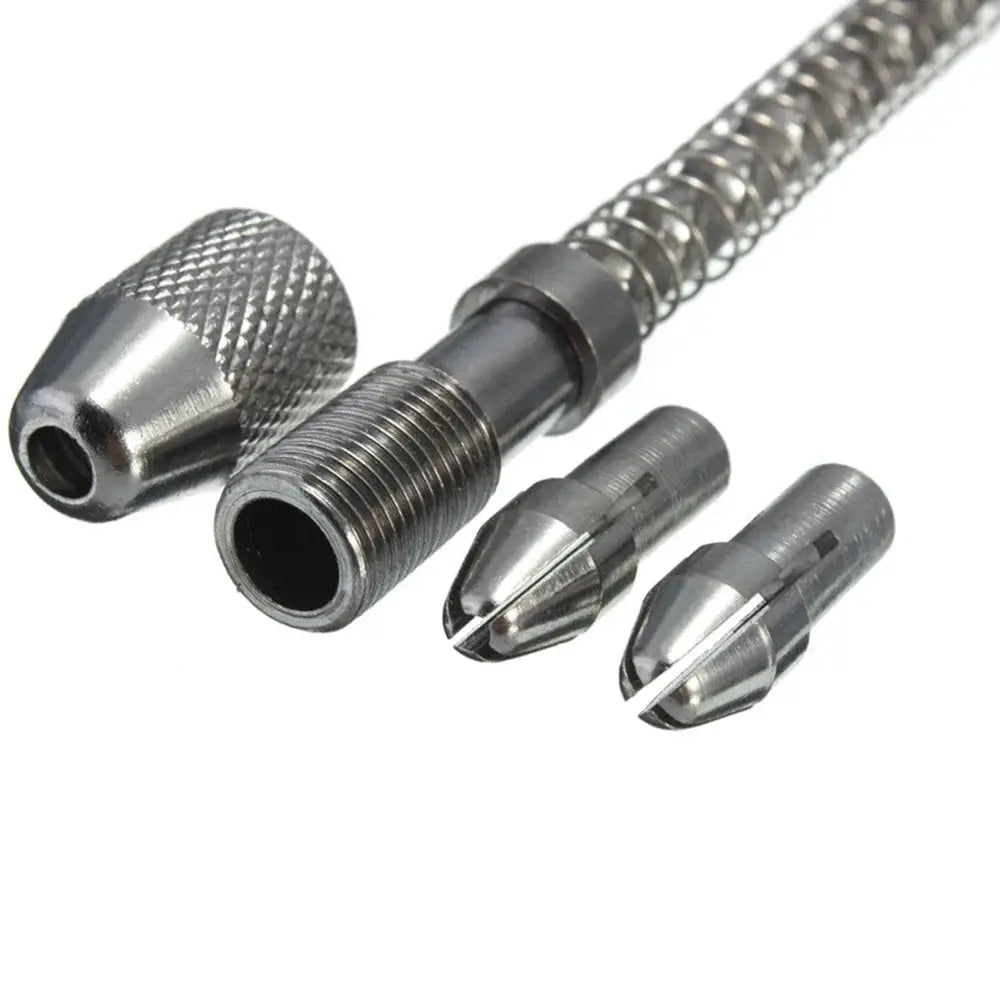 Hand Drill Jewelry Craft Hand Manual Drill Chuck Mini Hand Twist Drill Bit Suit Micro Hobby Craft Jewelry Wood Mini from PriceLows™