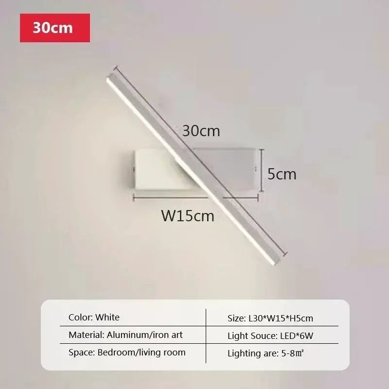 LED Wall Light | Rotatable | Aluminum Body | Black, White from PriceLows™