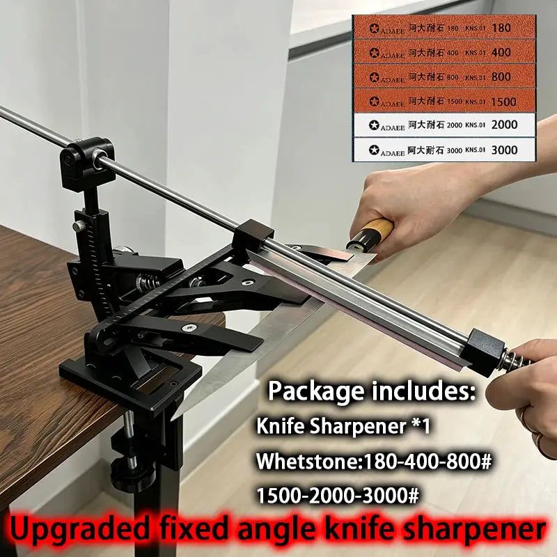 Knife Sharpener | Fixed-Angle | Precise Adjustment | One Size