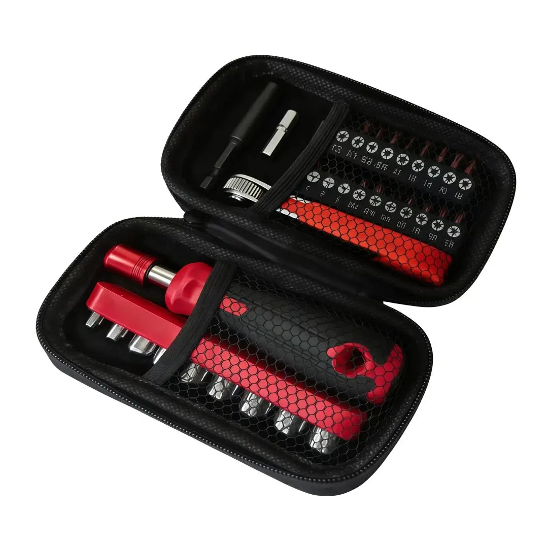 Household Repair Toolbox Combination Ratchet Wrench Screwdrivers Socket Repair Set Tool Box With 25mm multi model S2 Bit Heads from PriceLows™