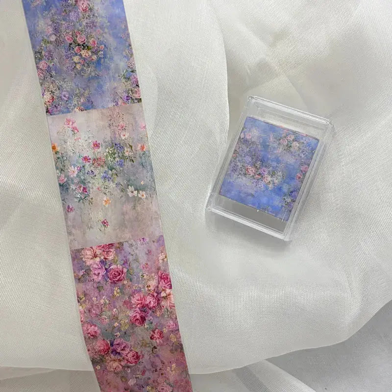 1Pc 100cm Flower Nail Foils for Transfer Paper Floral Stickers Rose Nails Wraps Tulip Nail Art Decorations from PriceLows™