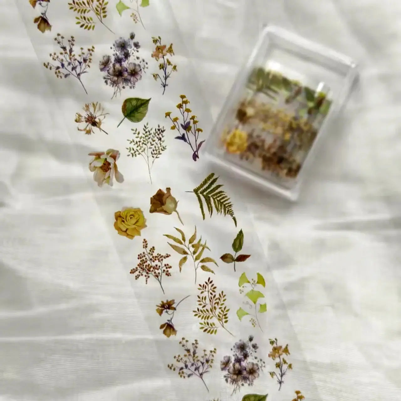 1Pc 100cm Flower Nail Foils for Transfer Paper Floral Stickers Rose Nails Wraps Tulip Nail Art Decorations from PriceLows™