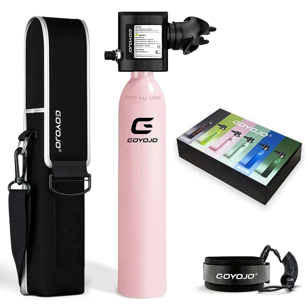 Mini Scuba Tank | 0.5L Capacity | Emergency Backup Air | Reusable Diving Tank