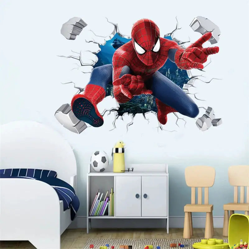 Wall Stickers | Avengers 3D Theme | Living Room Decor | One Size