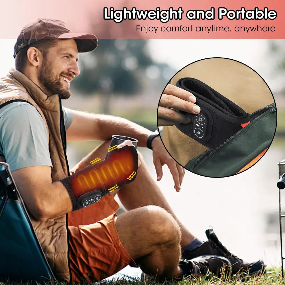 Cordless Wrist Brace | Red Light Therapy | 3 Heat Levels