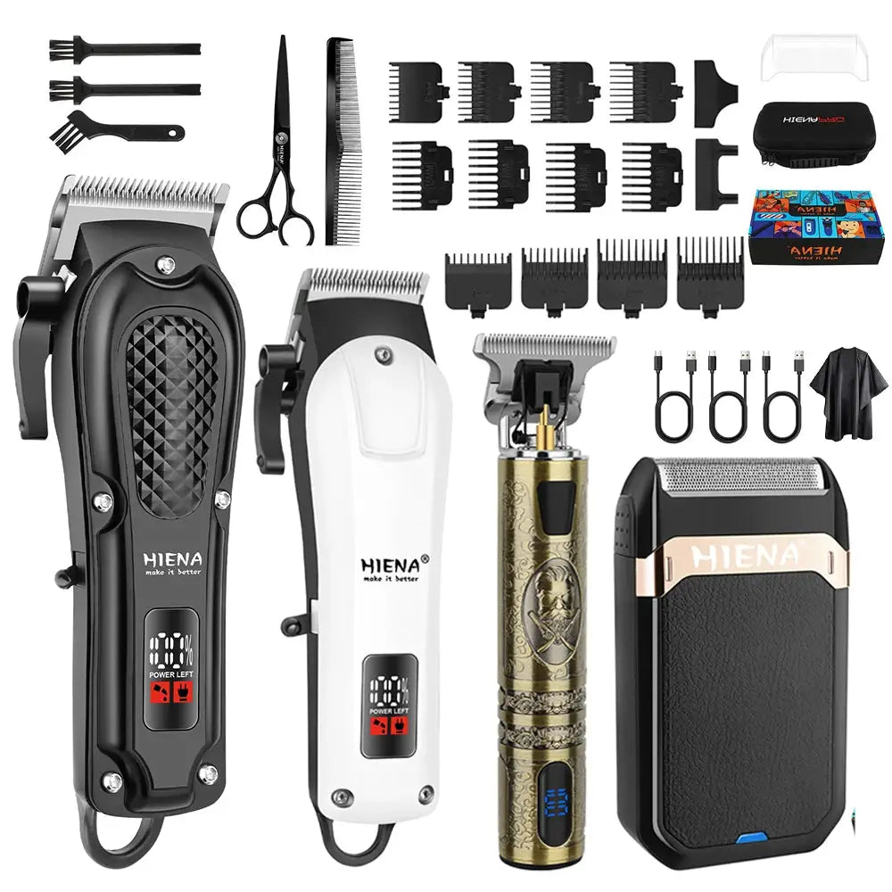 Hair Clipper | Cordless | Stainless Steel Blades | Professional Trimmer Kit