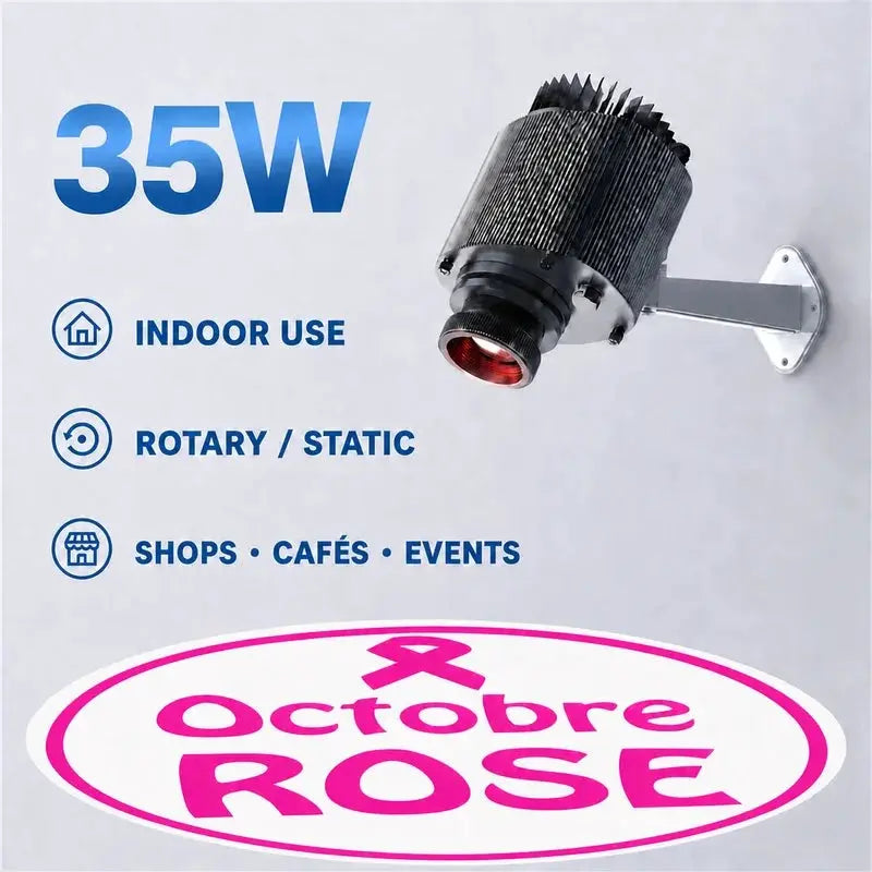 Gobo Projector Light | Waterproof Outdoor | Rotating LED Focus | Custom Sets