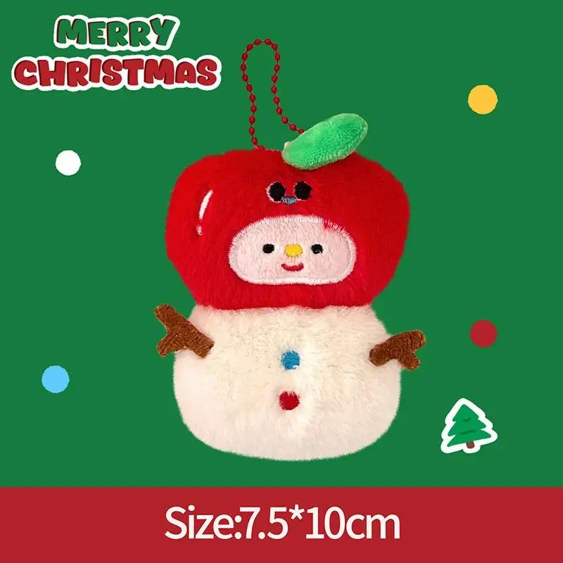 Hanging Plush Ornament | Santa Claus Snowman | Soft Touch Christmas Decoration