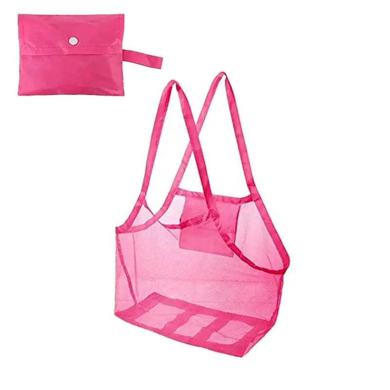 Children Sand Away Protable Mesh Bag Kids Toys Storage Bags Swimming Large Beach eco Bag Women Cosmetic Makeup Bag сумка женска from PriceLows™