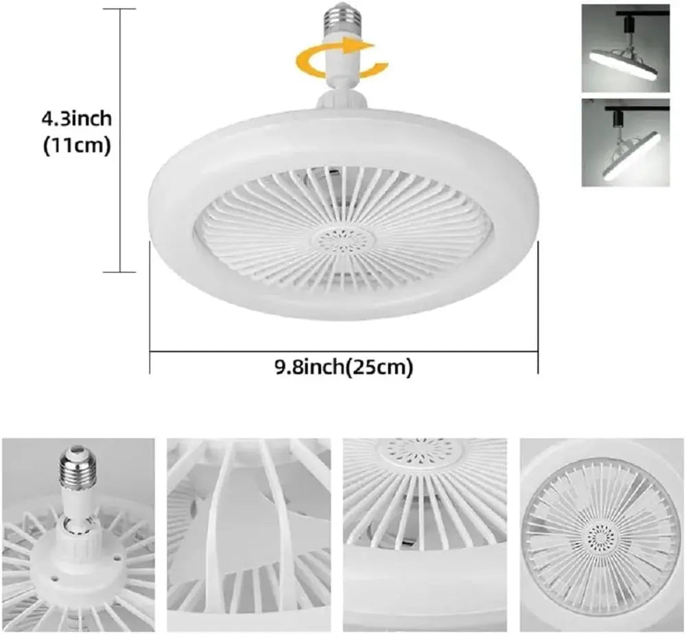 Ceiling Fans | Remote Control | Dimmable LED Light | Bedroom and Living Room