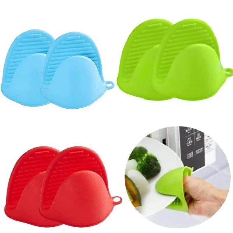 Oven Mitts | Silicone Non Slip | Heat Resistant | 2 Pack