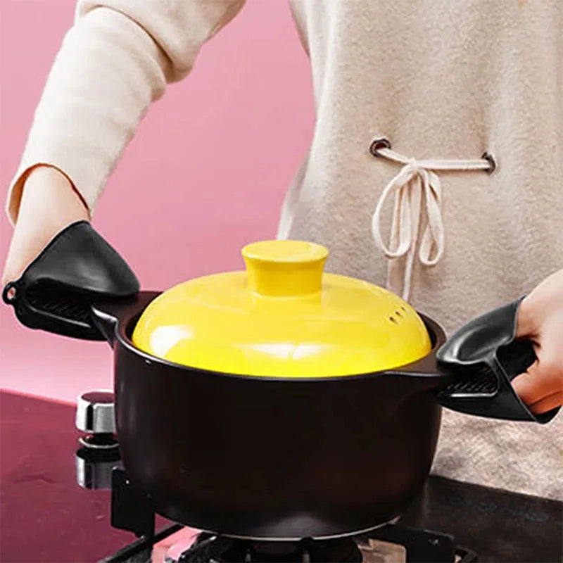 Oven Mitts | Heat Resistant | Non Slip Grip | One Size