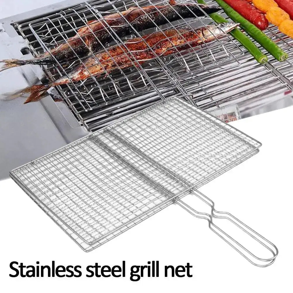 Barbecue Grilling Basket | Foldable Handle | Large Cooking Area | M/L