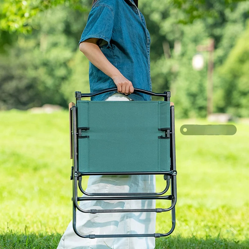 Camping Chair | Aluminum Frame | Ultra-Light Portable | Green