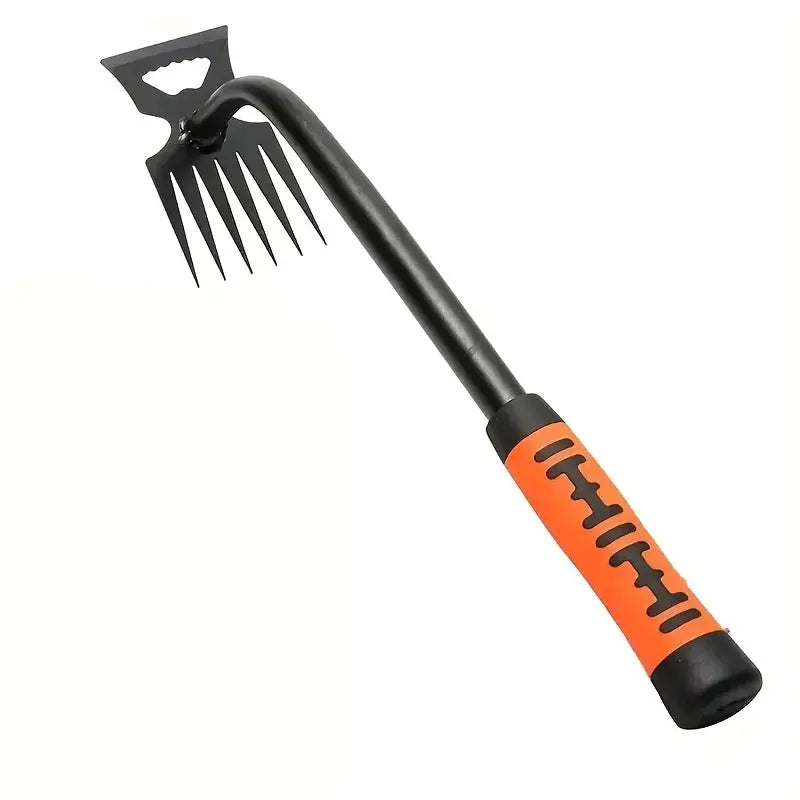 2 In 1 Garden Weeding Rake | Carbon Steel | 5 6 11 Teeth