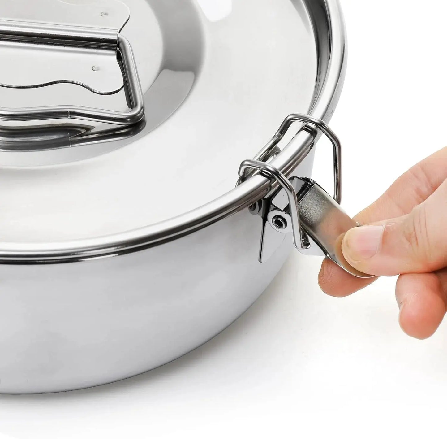 Stainless Steel Steamer Tray | 7.2in Dia 2.7in | 65 oz Cap | 6 Qt Instant Pot
