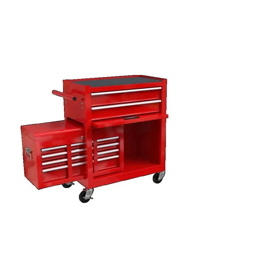 High Capacity Rolling Tool Chest with Wheels and Drawers, 8-Drawer Tool Storage Cabinet--RED from PriceLows™