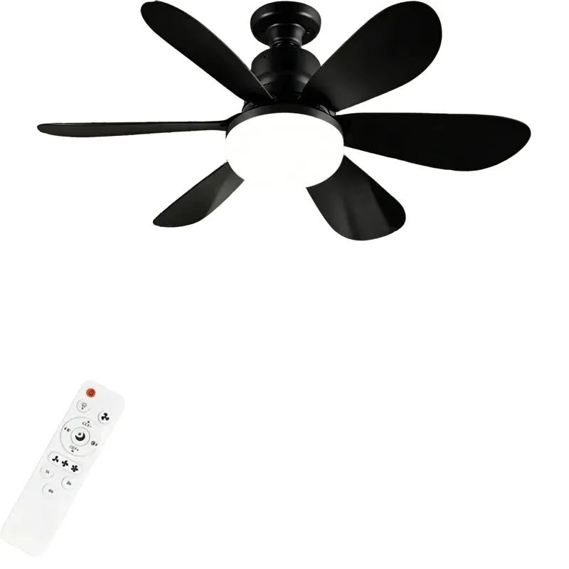 Ceiling Fan | With Light E27 Socket | Remote Control | 52cm
