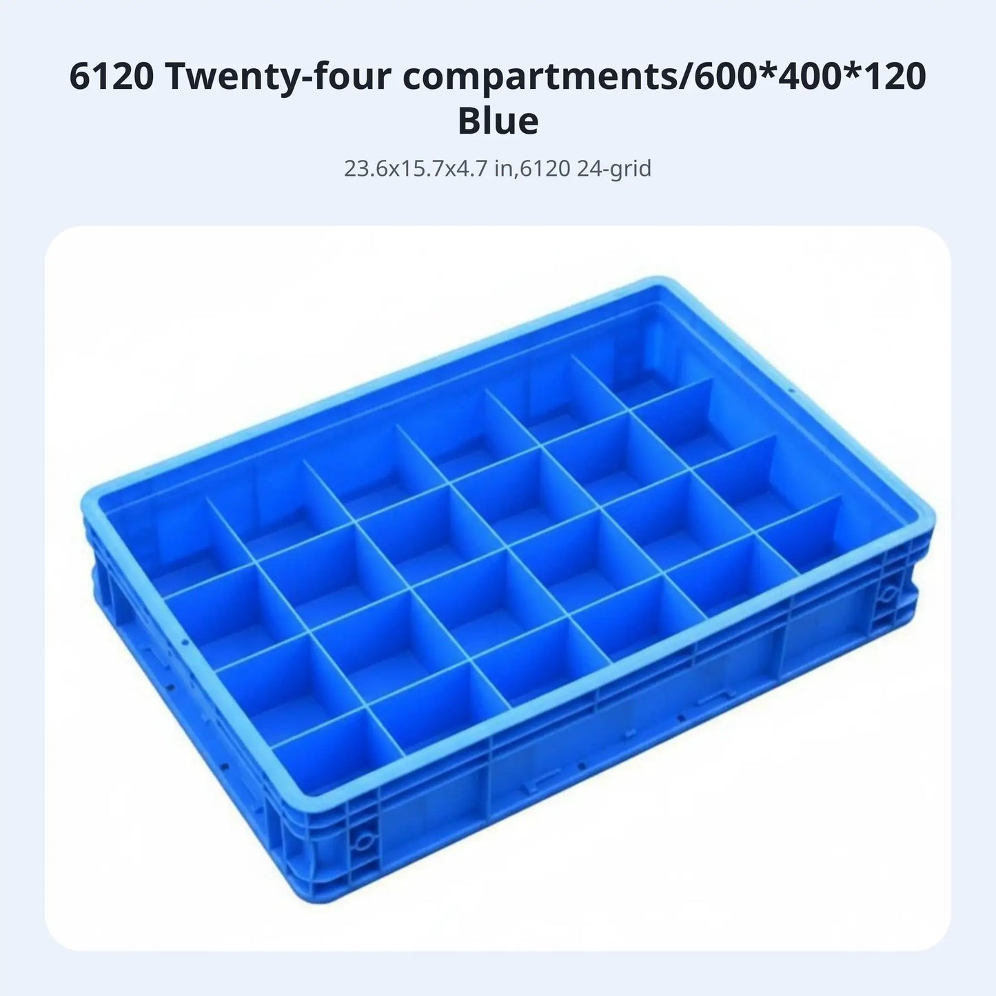 Multi-Compartment Box Compartmented Design Stackable Component Container Space-Saving sturdyDuty for Technicians, Workshop from PriceLows™