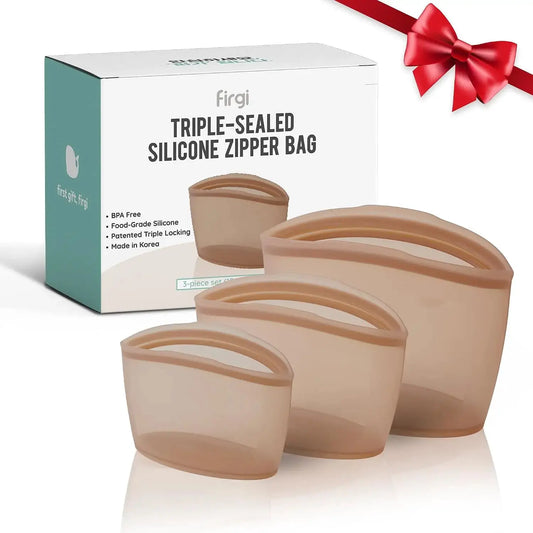 Reusable Silicone Food Storage Bags | BPA-Free | Freezer Safe | 2C, 3.5C, 6C