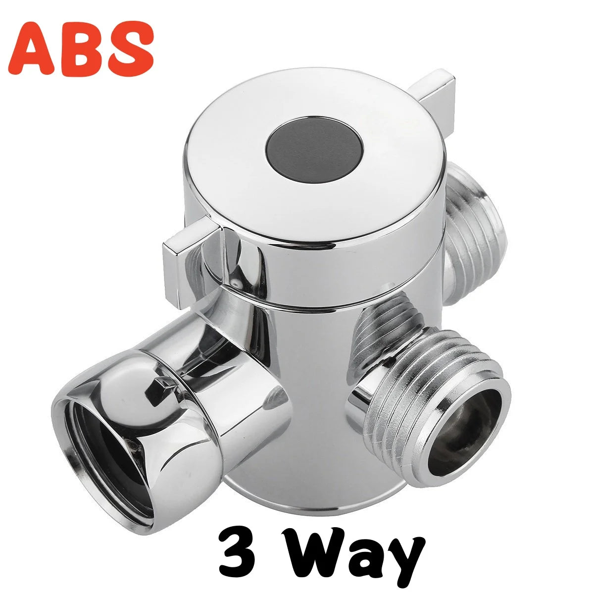 Shower Head Diverter Valve | Brass Construction | G1/2 Inch Connector | 3 Mode