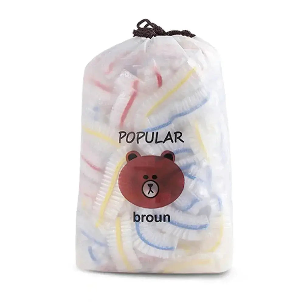 Disposable Food Covers | Stretchable Plastic | Elastic Fit | Size 12 To 35 Cm