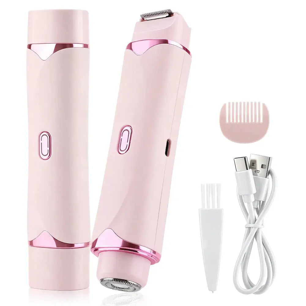 Dual-Head Electric Hair Trimmer For Women | USB Rechargeable