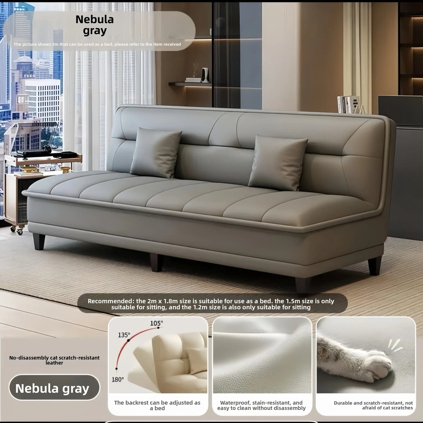 Sofa Bed | Folding | Dual-Purpose | Small Space Living