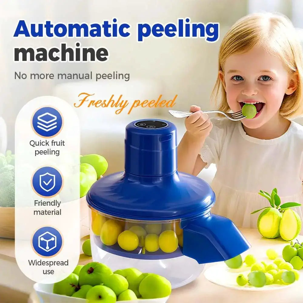 Electric Fruit Peeler Rechargeable Peeling Machine Portable Grape/tomato/Garlic Peeler Fruit Peeling Knife Tools from PriceLows™