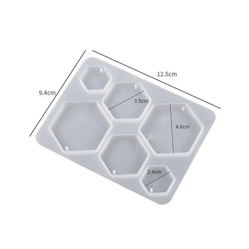 Geometric Silicone Mold | Epoxy Resin Casting | Jewelry Making Tool
