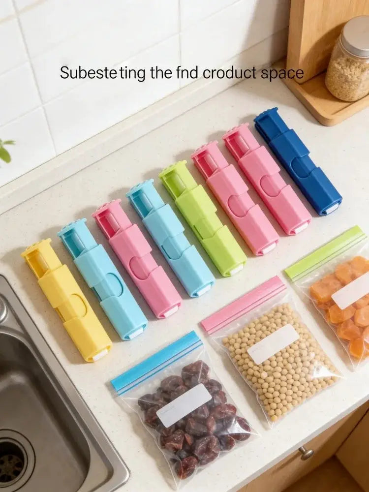 3pcs Heavy Duty Bread Sealing Clips Airtight Food Bag Clamps Reusable for Kitchen Snack Bread Coffee Cereal Storage Fresh Keepin from PriceLows™