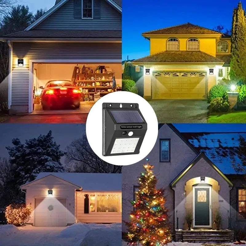 30 LED Solar Motion Sensor Wall Light IP65 Waterproof Outdoor Security Lighting Wireless Garden Courtyard Pathway Decoration from PriceLows™