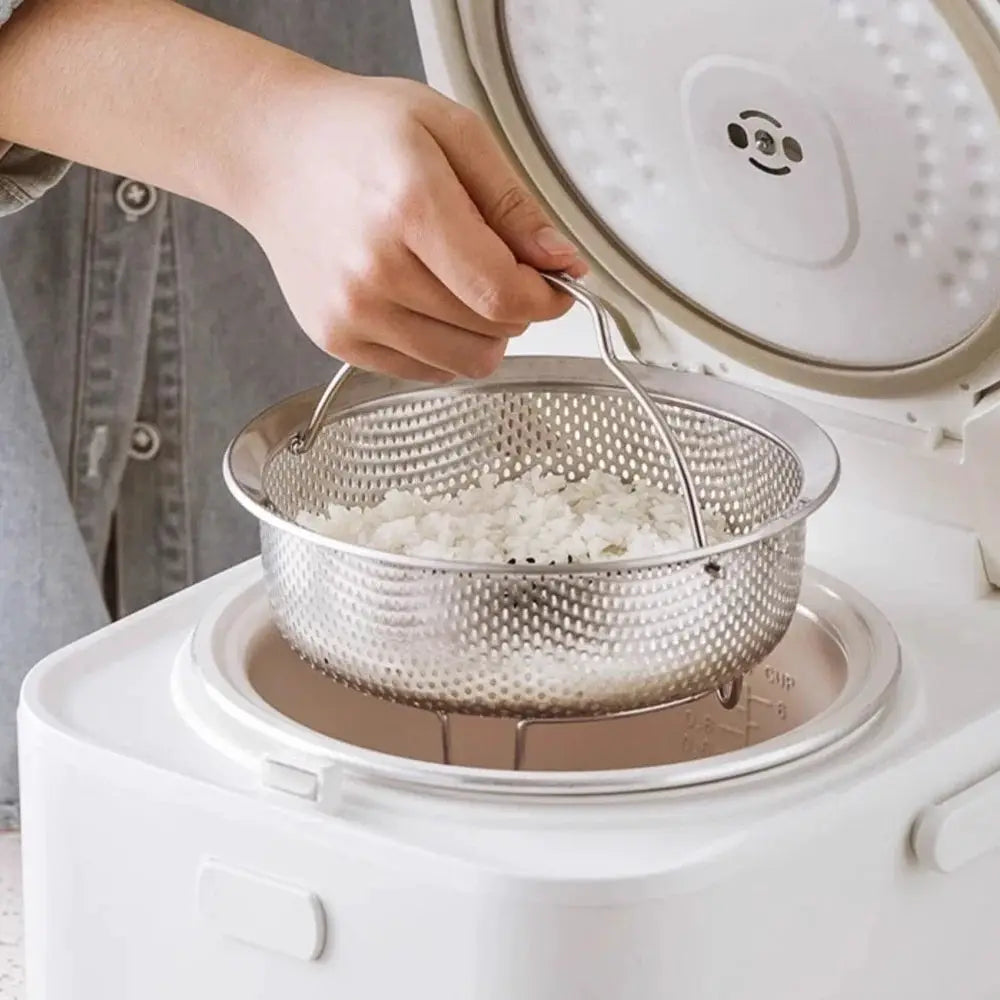 Stainless Steel Steamer Basket | 304 | Instant Pot Compatible | Rice Cooker