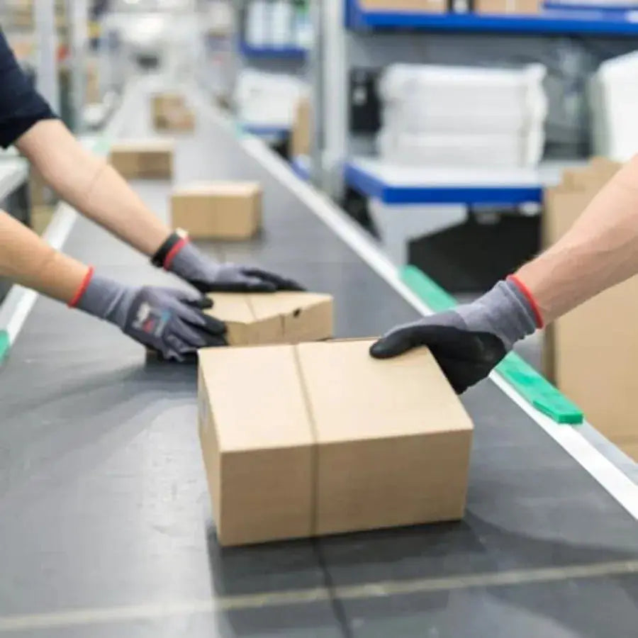 Safety Work Gloves MicroFoam Nitrile Coated, 3 Pairs KG18NB, Seamless Knit Nylon Glove for Men and Women, Ideal for Automotive, from PriceLows™
