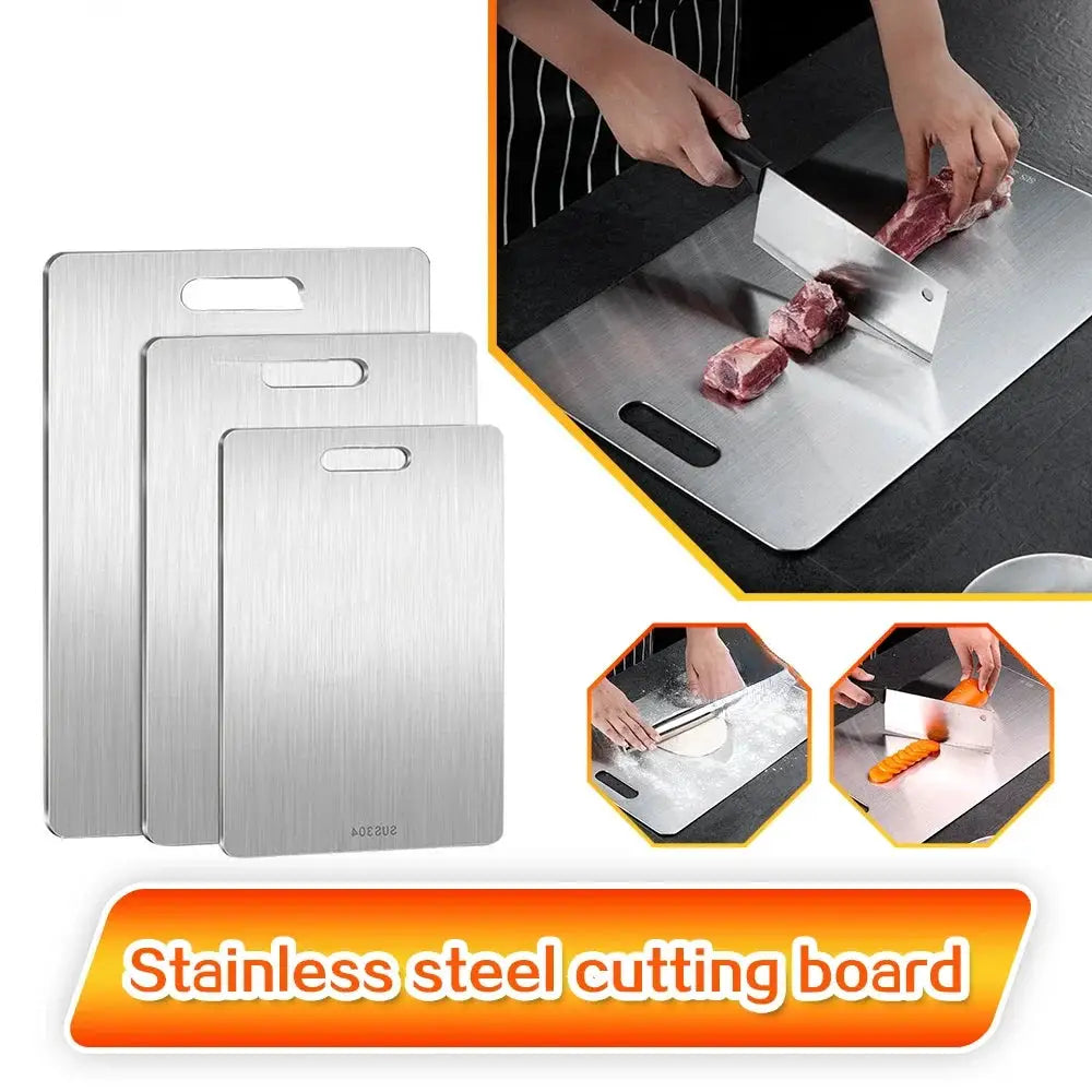 Cutting Board | Titanium | Double Sided Construction | Extra Thickened Body