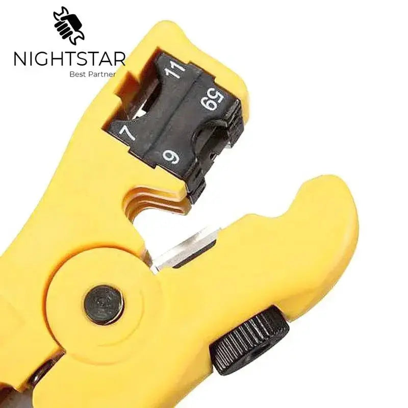 Flat or Round UTP Cat5 Cat6 Wire Coax Coaxial Stripping Tool Universal Cable Stripper Cutter Stripping Pliers Tool from PriceLows™