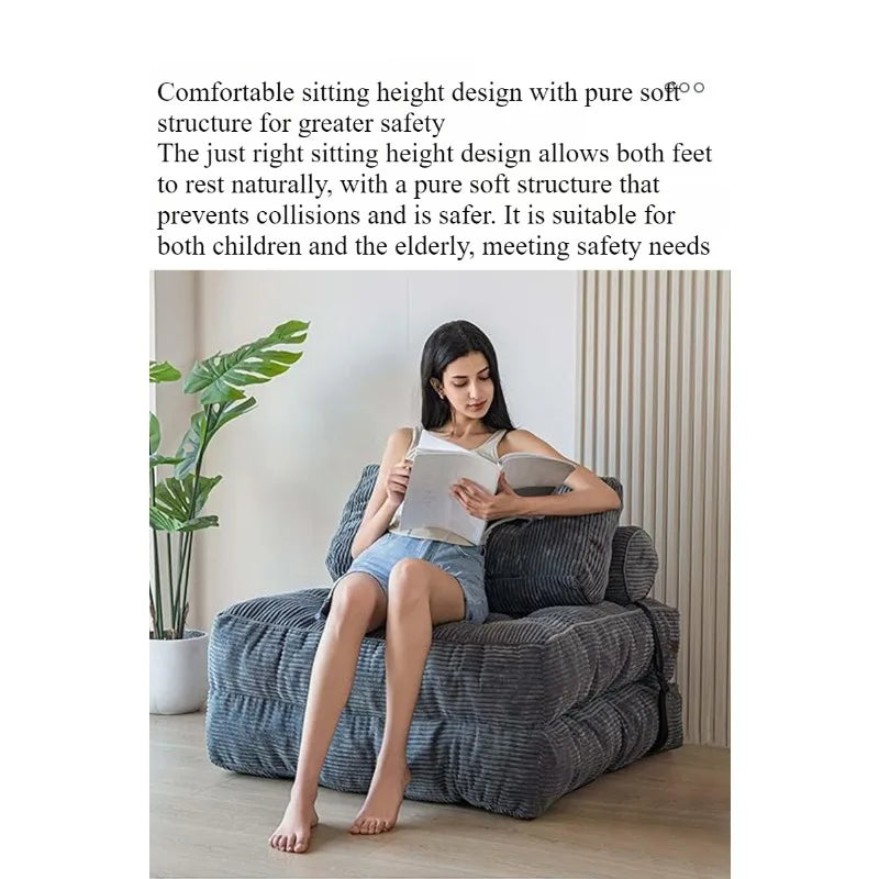 Sofa Bed | Fabric Cotton | Filling Sponge | Single