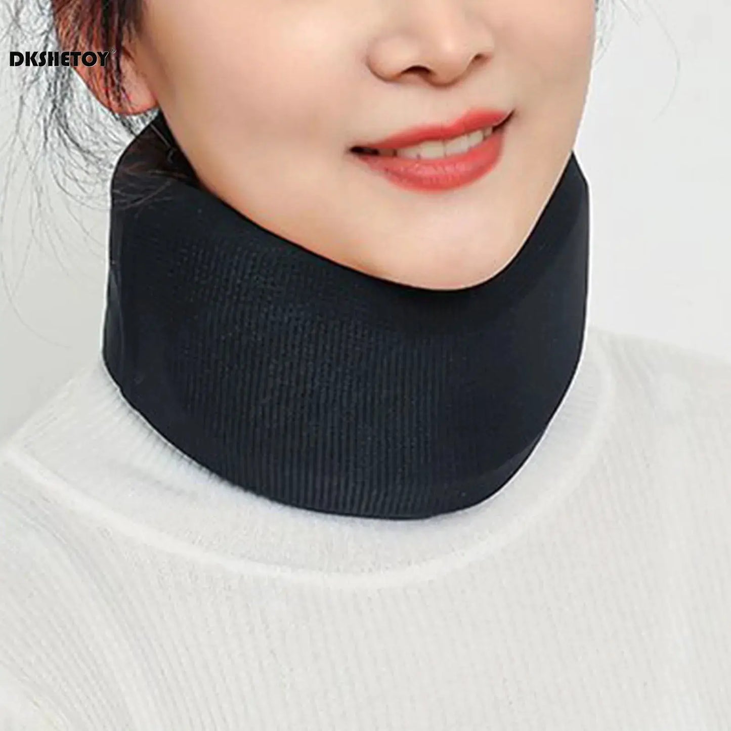 Neck Support Brace | Memory Foam | Cervical Collar | Retractor Design